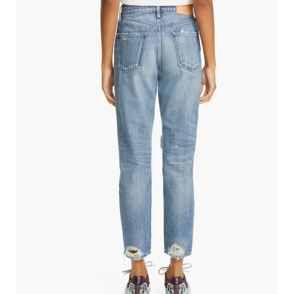Moussy Marshall Distressed Tapered High Rise Jeans - Picture 5 of 15